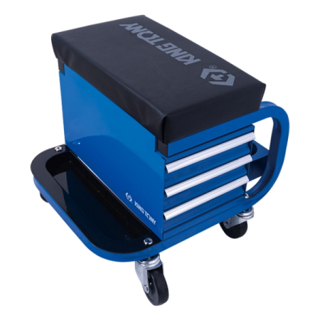 KING TONY 87C34-3B-B Сиденье на колесах ремонтное с 3 ящиками