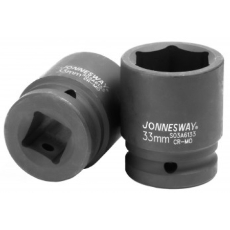 Головка торцевая ударная 6-гранная 3/4"DR, 33 мм, Jonnesway, S03A6133