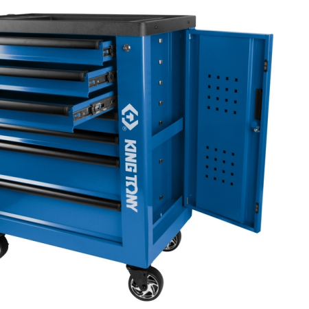 KING TONY 87G38-7B-B Тележка инструментальная PROFESSIONAL, 7 ящиков, синяя