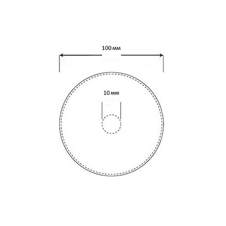 Круг отрезной диаметром 100 мм для отрезной пневмомашины QC-234 Mighty Seven QB-914