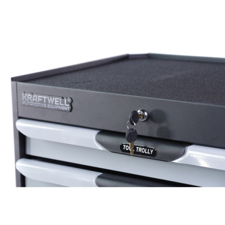 Тележка с 7 ящиками + ПОДАРОК инструмент, 277 предметов, KraftWell KRW-TTG+SET277