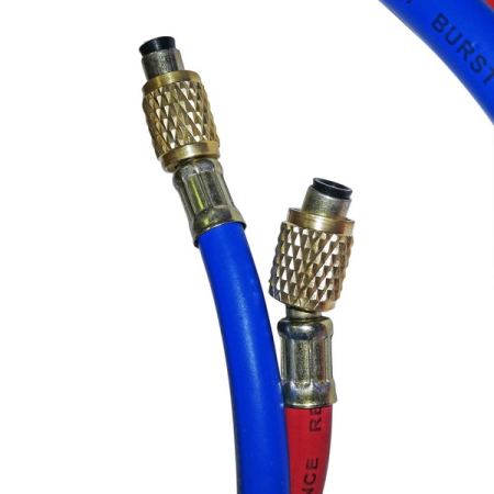 Набор шлангов для заправки фреона, 2 шт, KRAFTWELL KRW-HRB