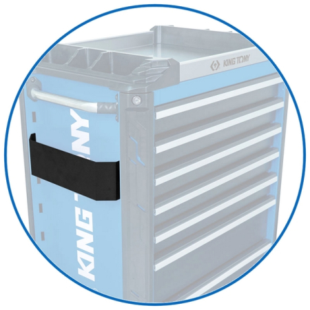 KING TONY 87SQ3-22 Держатель для баллончиков тележки инструментальной SQUAD