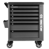 KING TONY 87G38-7B-G Тележка инструментальная PROFESSIONAL, 7 ящиков, серая