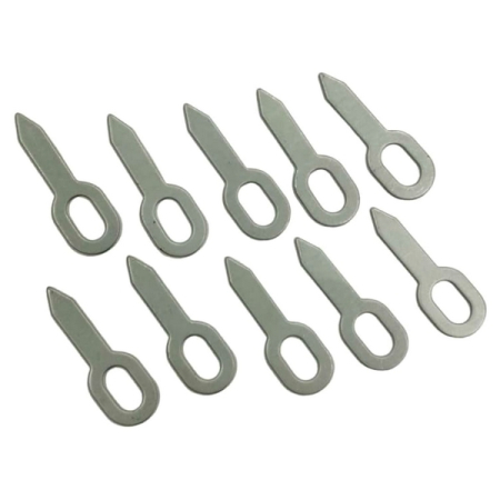 Шайба овальная прямая электрод для споттера, 10 шт, Great Wolf GWR0004