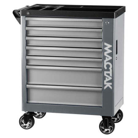 Тележка инструментальная "НОВА", 7 ящиков, серая МАСТАК 521-07580G