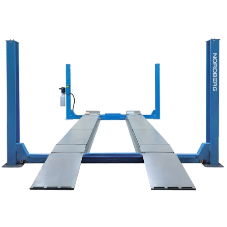 NORDBERG 4465B (380V) Подъемник автомобильный 4-стоечный электрогидравлический, 6.5 т, для сход-развала, синий