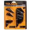 Набор Г-образных шестигранников, 1.27-8 мм, 0.05"-5/16", укороченные и удлиненные, 36 предметов TOLSEN TT20094