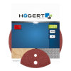 Круг шлифовальный на липучке с отверстиями 150 мм G150 (5 шт) HOEGERT HT8D135