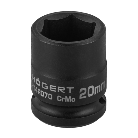Головка торцевая ударная короткая 1/2”, 20 мм, HOEGERT HT4R070