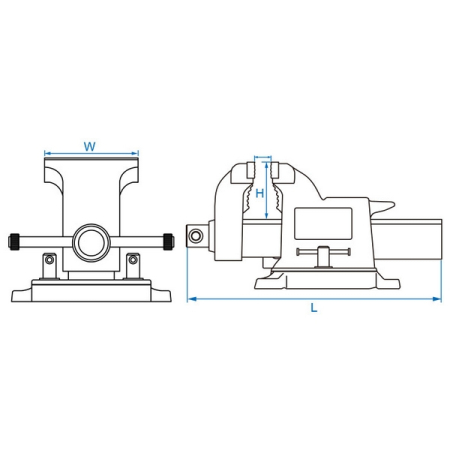 KING TONY 9TZ11-12 Тиски слесарные 300 мм KING TONY 9TZ11-12 Тиски слесарные 300 мм
