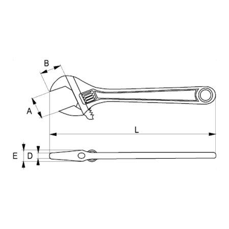 Разводной ключ 160 мм, до 20 мм, IRIMO 5-150-1