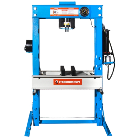 Пресс гидравлический гаражный, 45 т, с ручным и пневмоприводом, СТАНКОИМПОРТ SD0807CEA