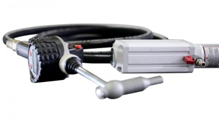 Комплект для раздачи масла из бочек, пневматический, мобильный KraftWell KRW1741