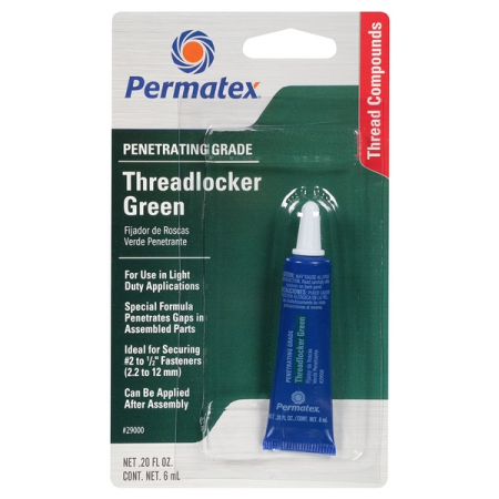 Фиксатор резьбовых соединений проникающий зеленый, 6 мл, Permatex Penetrating Grade Threadlocker Green