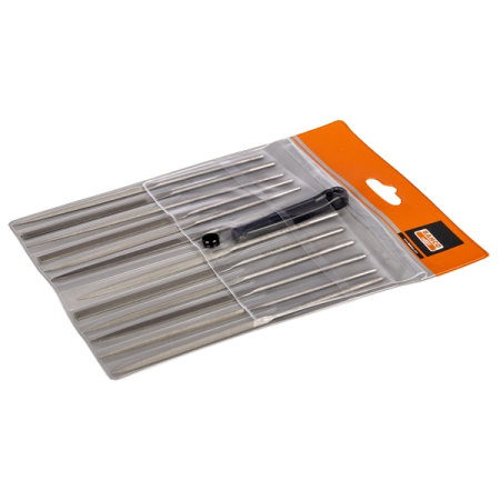 Набор надфилей бархатных 160 мм, 12 шт, BAHCO 2-472-16-2-0