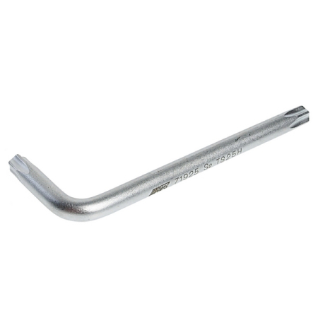 Ключ TORX 5-гранный с отверстием Г-образный TS25H L=60 мм JTC-71925
