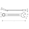 BAHCO 111Z-5/16 Ключ комбинированный дюймовый, 5/16 дюйма BAHCO 111Z-5/16 Ключ комбинированный дюймовый, 5/16 дюйма