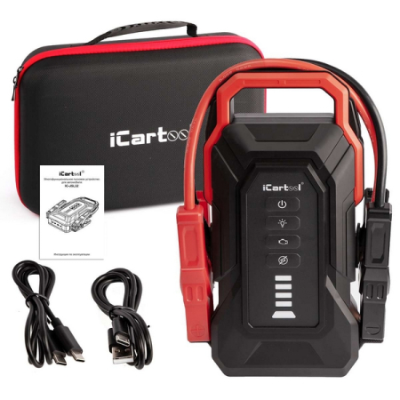 Пусковое устройство 12 В, 32 Ач, 2000/4000 А, iCarTool IC-JSL32