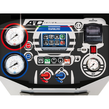 Комплект для обслуживания автомобильных кондиционеров на базе TopAuto RR800Touch