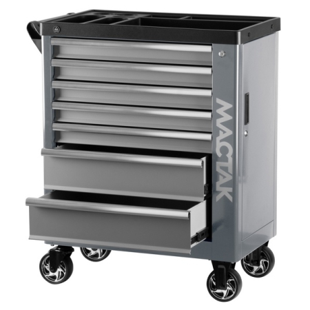 Тележка инструментальная "НОВА", 7 ящиков, серая МАСТАК 521-07580G