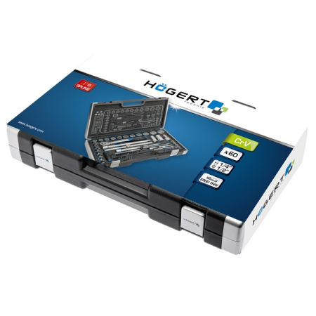 Набор инструментов, 60 шт, HOEGERT HT1R470