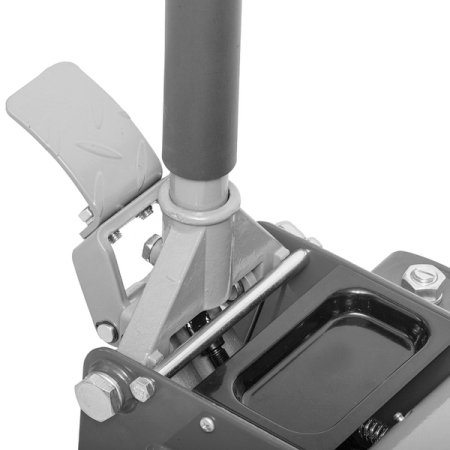 N32032G Подкатной гидравлический домкрат, низкопрофильный, 3 тонны, серый