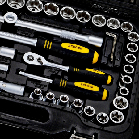 Универсальный набор инструментов “ХОФ”, 108 предметов, BERGER BG108-1214