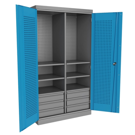 Шкаф металлический инструментальный Верстакофф TNC 182.6B.6S