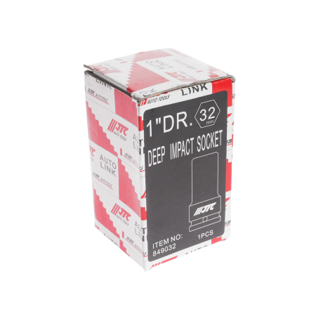 Головка торцевая 1" 32мм ударная высокая L=90мм JTC