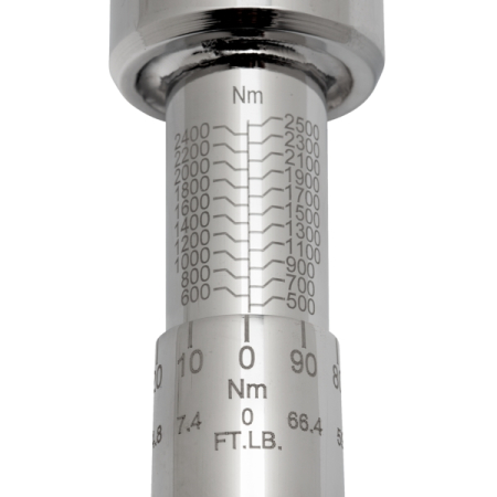 BAHCO 7455-2500 Динамометрический ключ, 1 дюйм, 500-2500 Нм