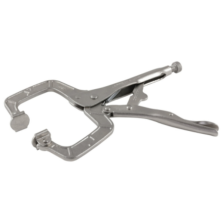 Зажим ручной с фиксацией, С-образный захват, 275 мм, Jonnesway P53M11