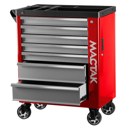 Набор инструментов "ЭКСПЕРТ 323" в красной тележке, 323 предмета, МАСТАК 50-07323R