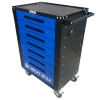 Инструментальная тележка, 7 ящиков, синяя, Great Wolf GWT-B7L