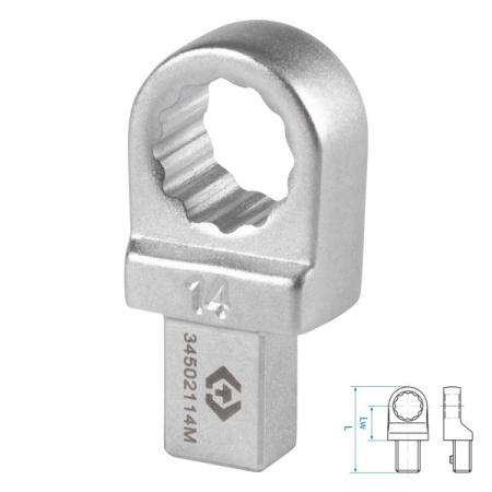 Насадка накидная серии FIT, 14 мм, 9x12 мм KING TONY 34502114M