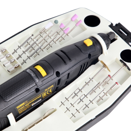 Аккумуляторный гравер 5000-25000 об/мин, 12В, 2Ач, TECHNICOM TC-CF699