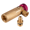 Муфта быстросъемная с вентилем, высокого давления, удлиненная, фреон R1234yf, МАСТАК 105-41004