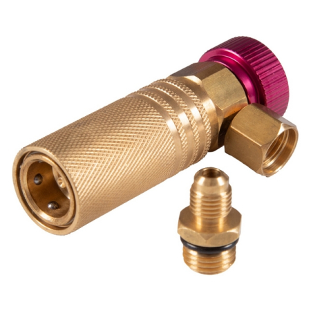 Муфта быстросъемная с вентилем, высокого давления, удлиненная, фреон R1234yf, МАСТАК 105-41004