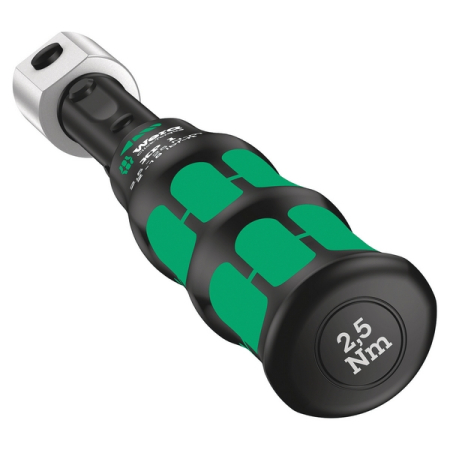 Ключ динамометрический для насадок 9x12 мм, предустановлен 2.5 Нм, 2.5-25 Нм, левая/правая резьба, WERA Click-Torque XP 1