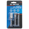 KING TONY 9103PR Набор держателей головок 1/4", 3/8", 1/2" для шуруповерта 1/4", 3 предмета