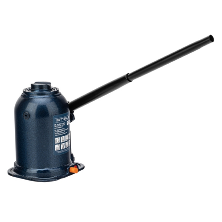 Домкрат гидравлический бутылочный телескопический, 10 т, 180-430 мм, Stels 51151