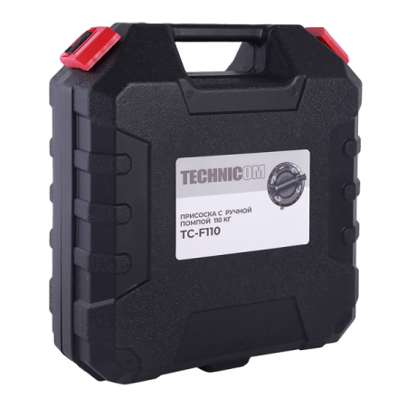 Присоска с ручной помпой, 200 мм, 110 кг, TECHNICOM TC-F110
