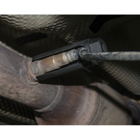 KING TONY 9AJ3222 Головка для кислородных датчиков 3/8", 22 мм, разрезная, глубокая