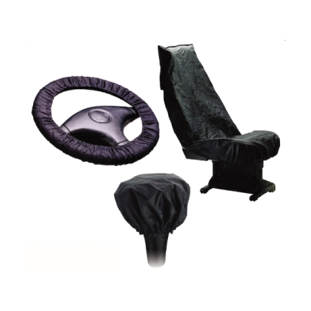 Чехлы защитные нейлоновые (сиденье, рулевое колесо, рычаг), 3 шт, JTC-AM99