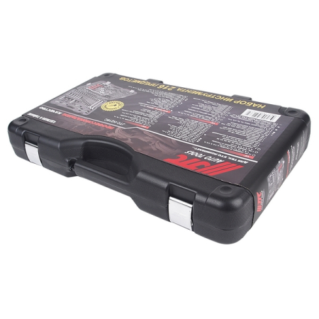 Набор инструментов, 216 предметов, слесарно-монтажный, 1/4", 1/2", 3/8”, в кейсе, JTC-H216C-B72