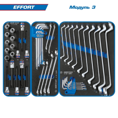 KING TONY 934-235MRV Набор инструментов "EFFORT" в красной тележке, 235 предметов