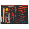 Набор слесарно-монтажных инструментов в ложементе, 32 предмета, JTC-US3032