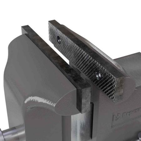 Тиски чугунные поворотные с наковальней, губки 150 мм, Верстакофф L 150