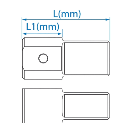 KING TONY 34505102R Переходник 9x12 мм > 14x18 мм для динамометрического ключа