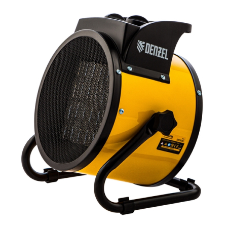 Тепловая пушка электрическая, керамический нагреватель, 230 В, 150 м3/ч, 3 кВт Denzel DHC 3-150